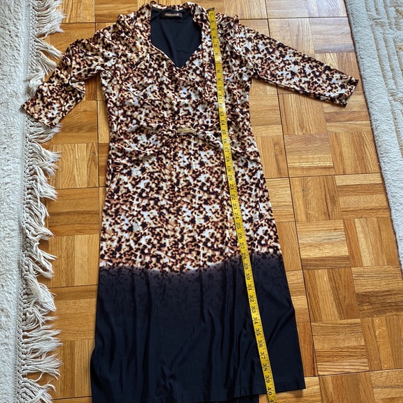 Roberto Cavalli Digital Print Ombre Sheath Dress Size Medium EUC - Picture 8 of 16
